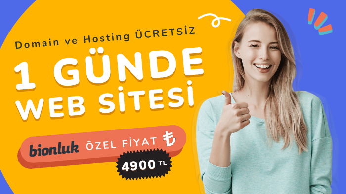 aynı gün profesyonel web sitesi yaparım