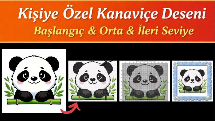 kişiye özel kanaviçe desenleri (PDF) hazırlıyorum
