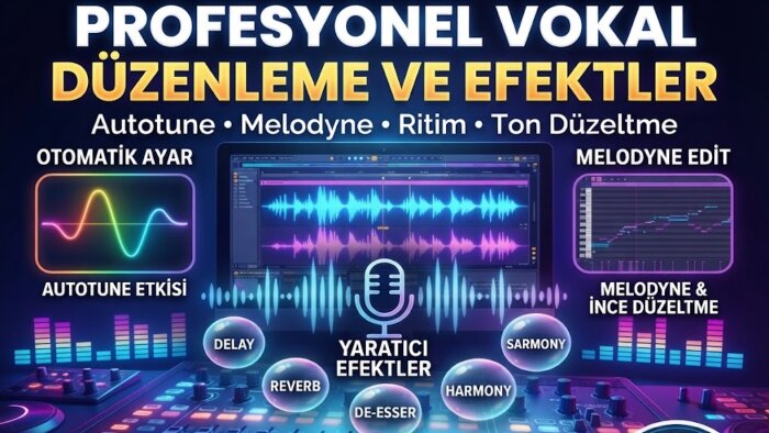 piyasa düzeyinde mix mastering yaparım