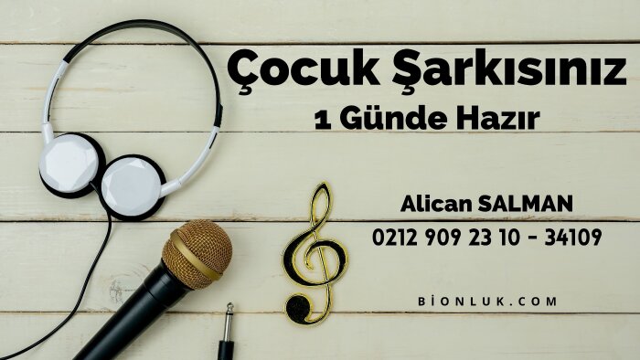 çocuk şarkısı seslendirebilirim