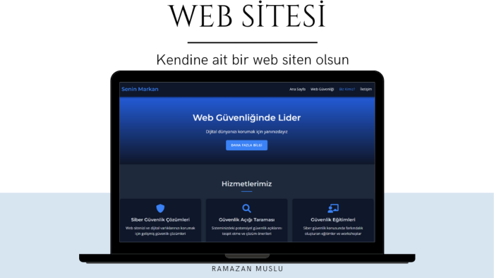 orta seviye web sitesi yapabilirim