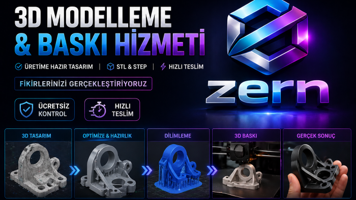 3D tasarımlarınızı üretime hazır hale getiririm