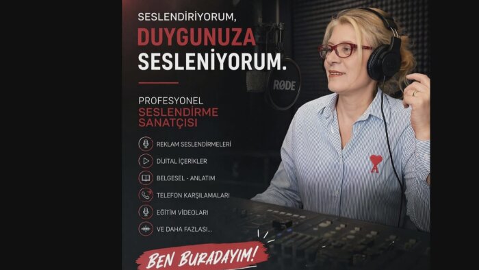 profesyonel reklam ve tanıtım seslendirmesi yaparım