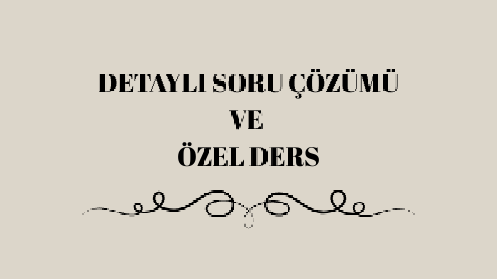 matematik sorularınızı hızlı ve anlaşılır şekilde çözüyorum
