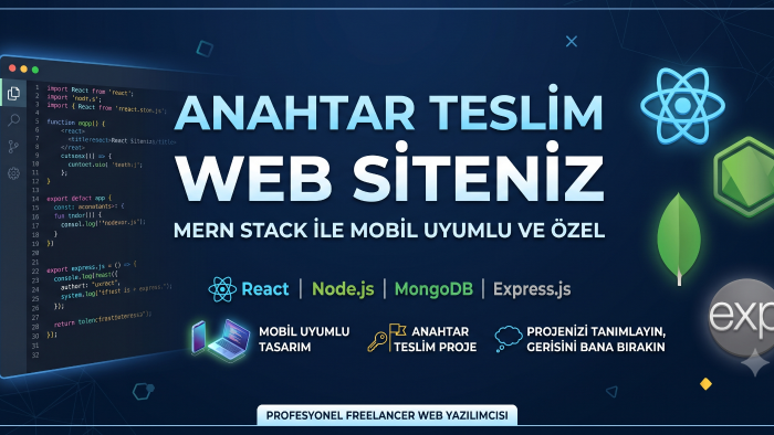  hayallerinizdeki web sitesini size sunarım