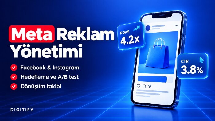 Meta reklamlarınızı satış odaklı kurar ve yönetirim