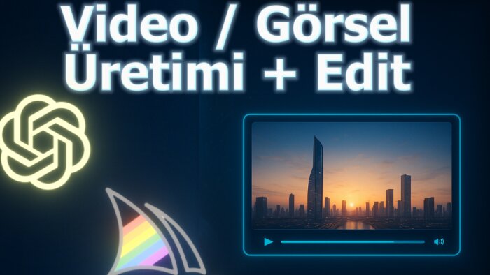 yapay zeka video/görsel oluşturuyorum