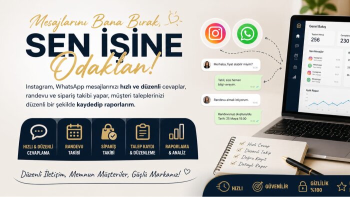 Instagram, Whatsapp mesajlarını hızlı ve düzenli yönetiyorum