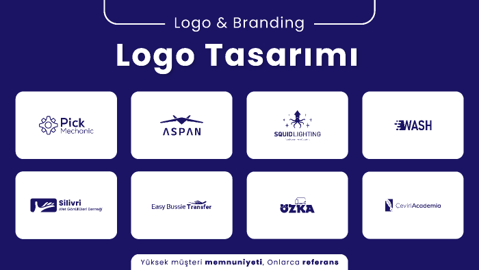 size markanızı yansıtan logoyu tasarlarım