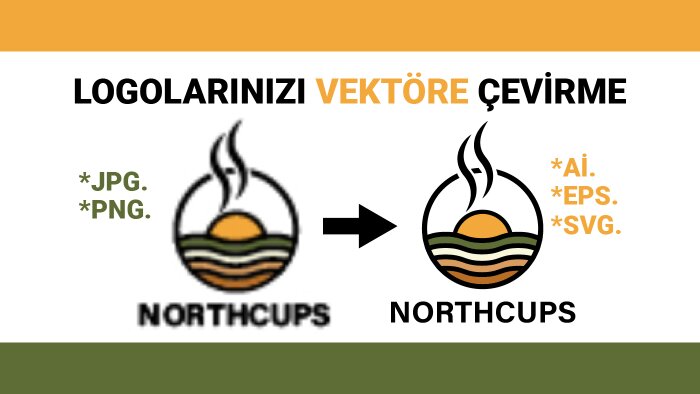 *png, *jpg. vs.  uzantılı logonuzu  vektöre çeviriyorum