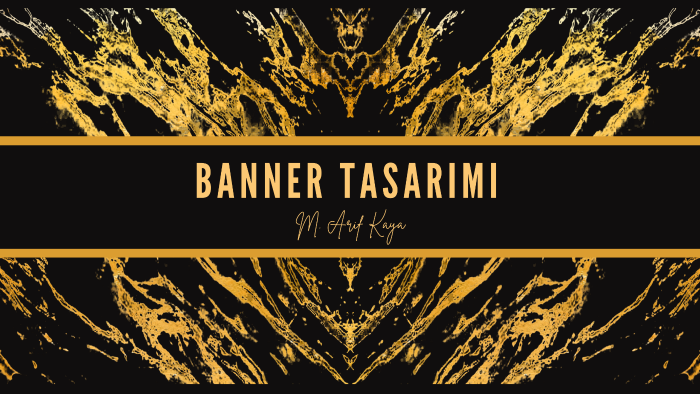 youtube kanalınıız için banner tasarlarım