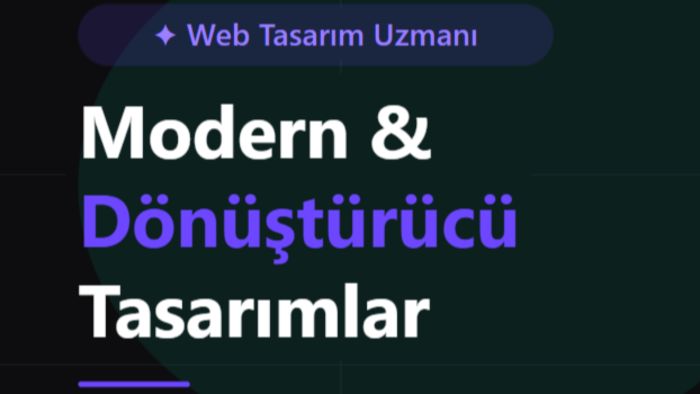 web sitenizin altyapısını oluştururum