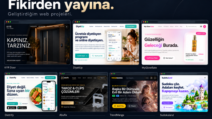 markanıza özel, mobil uyumlu web sitesi geliştirebilirim