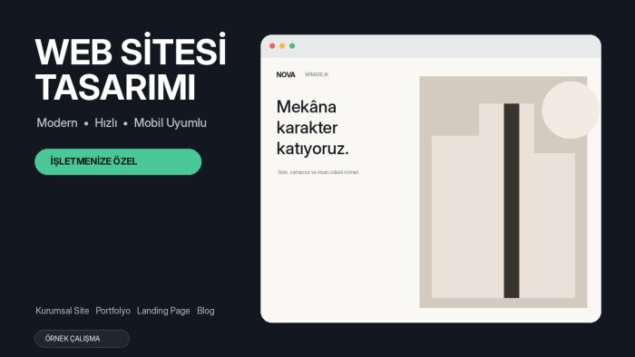  profesyonel kurumsal sitenizi hazırlarım