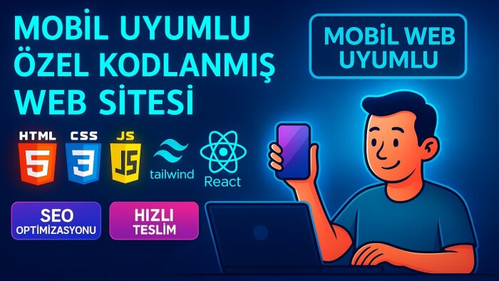 mobil uyumlu ve profesyonel web siteleri yapıyorum