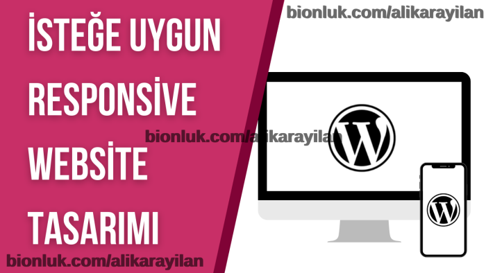 nitelikli ve profesyonel website yaparım