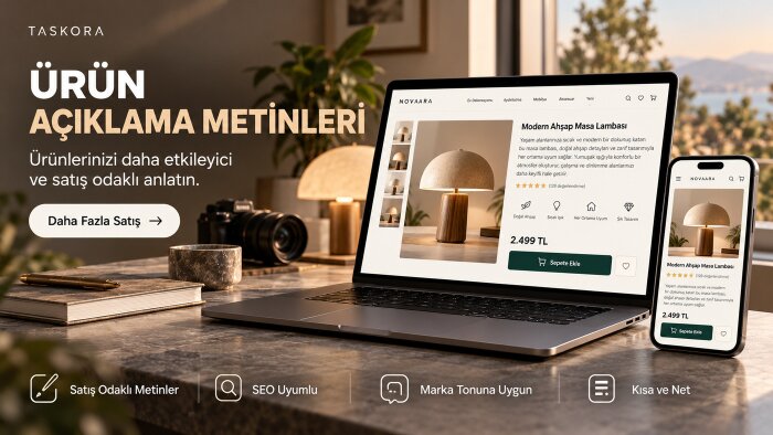 e-ticaret için özgün ürün açıklamaları yazabilirim