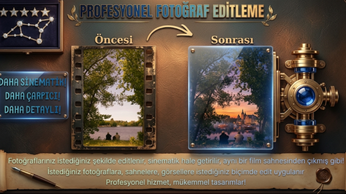 fotoğraflarınızı istediğiniz gibi düzenler, gerçekçi kılarım