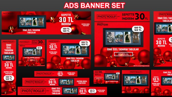 reklamlarınız için ADS banner seti hazırlarım