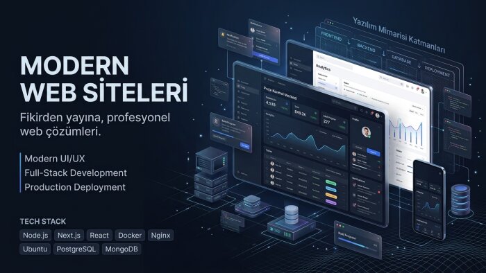 web sitesi oluşturma ve kurulum hizmeti veriyorum