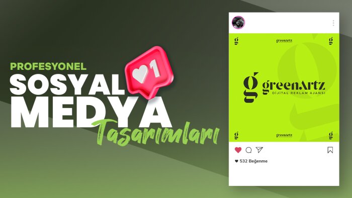 profesyonel şekilde sosyal medya görselleri tasarlarım