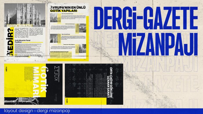 sizin için dergi, kitap ve gazete mizanpajı yapabilirim