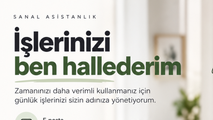  iş süreçlerinizi daha düzenli hale getiririm