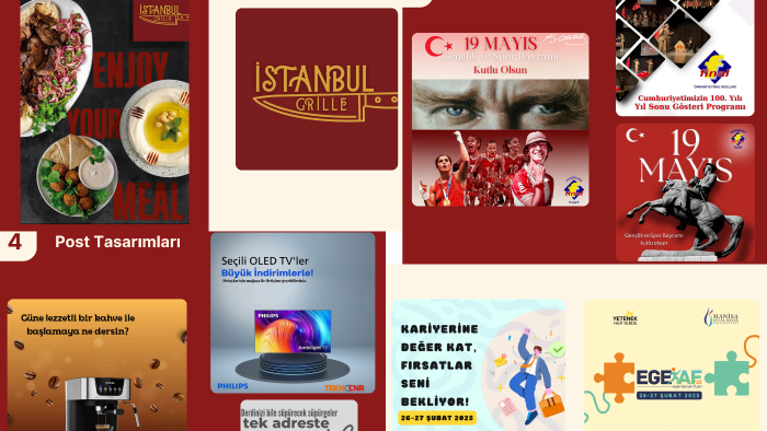sosyal medya hesaplarınız için post tasarlayabilirim
