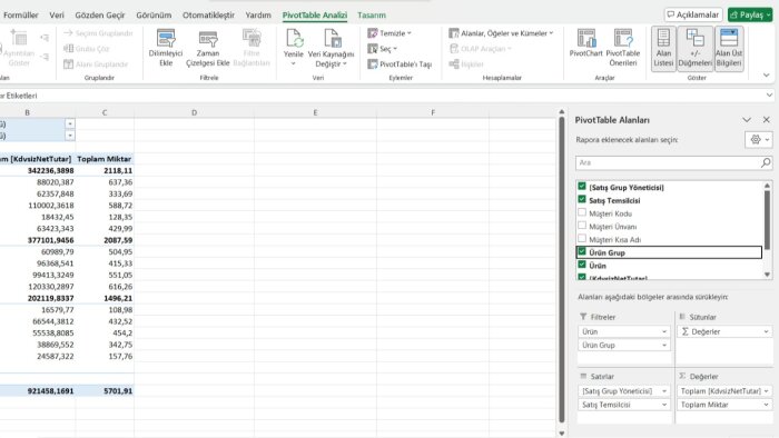 Microsoft Excel ile ilgili işlerinizi çözebilirim