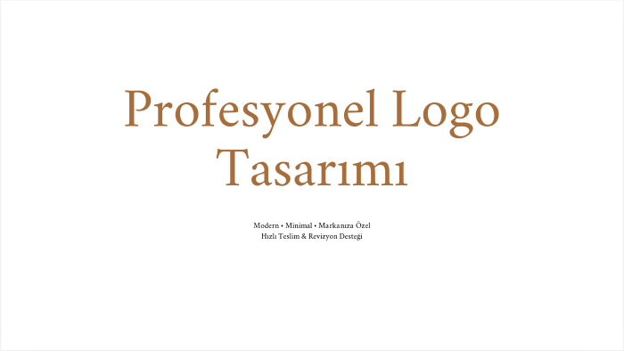 markanız için modern ve profesyonel logo tasarımı yaparım