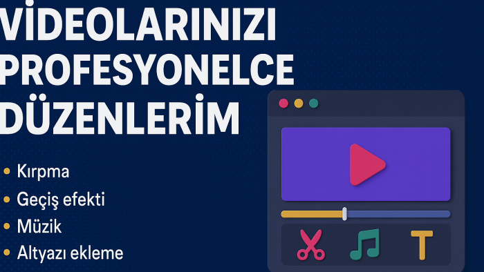 videolarınıza profesyonel bir edit dokunuşu katıyorum