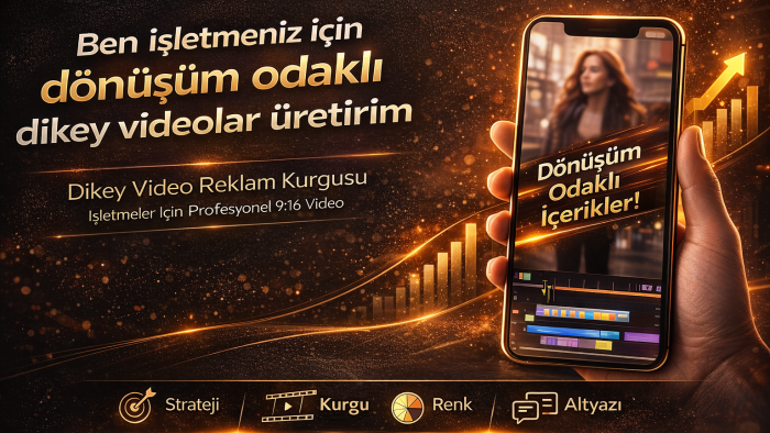 işletmeniz için dönüşüm odaklı dikey videolar üretirim