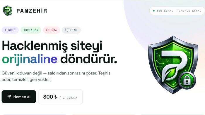 siteniz için virüs temizleyen güvenlik eklentisi kurarım