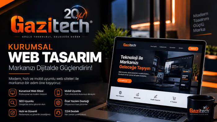 SEO odaklı profesyonel kurumsal web tasarım hazırlarım