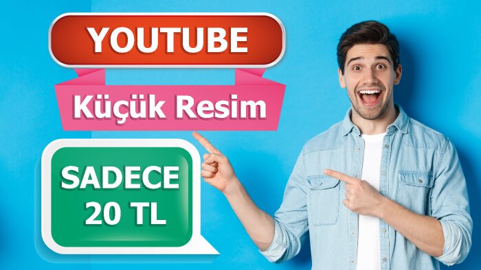 sizin YouTube videolarınız için küçük resim hazırlarım