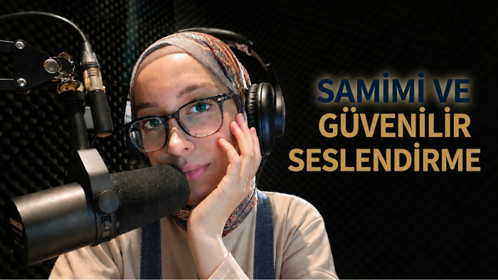 güvenilir ses tonumla hızlı ve profesyonel hizmet sunarım