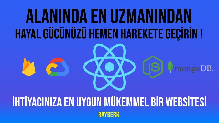 react js ile ihtiyacınıza en uygun websiteler kodlarım