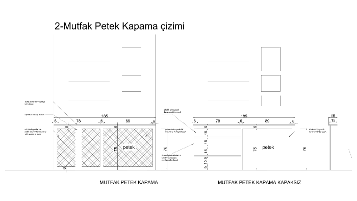 uzman olduğum Autocad çizimlerinizde sizleri desteklerim