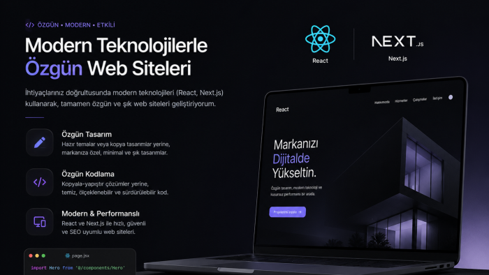 isteğinize özel, tamamen özgün web siteleri kodlarım