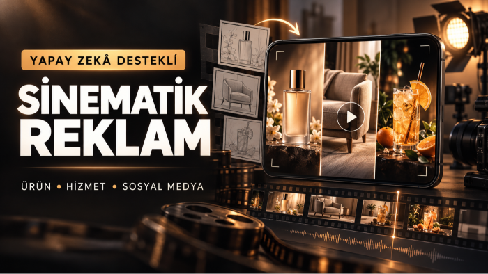  yapay zekâ destekli sinematik reklam videosu hazırlarım