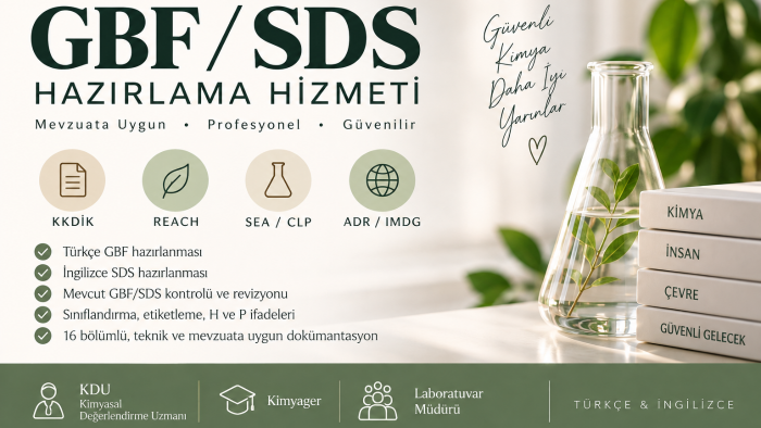kkdi̇k ve reach uyumlu gbf/sds hazırlarım