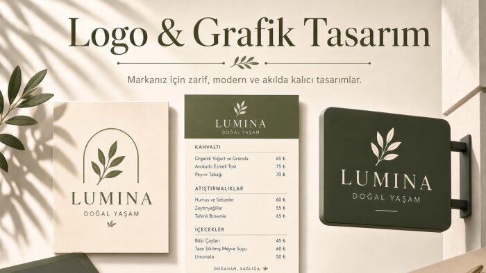 konseptinize uygun logo tasarımları yaparım