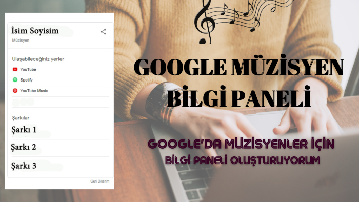 müzisyenler için knowledge panel oluşturuyorum