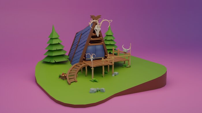 oyunlarınız için 3D low-poly model tasarımları yapabilirim