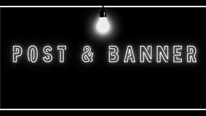 sosyal medya için post ve banner tasarlarım