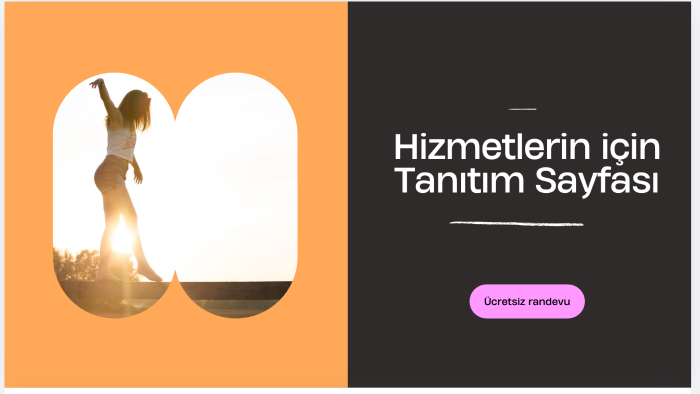 hizmetiniz için profesyonel tanıtım sayfası yapabilirim