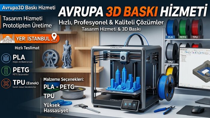 3D baskı Hizmeti Sunuyorum Ve Tasarım Tasarlıyorum