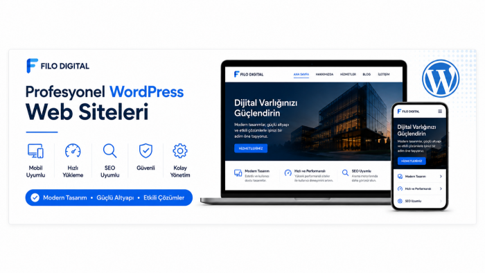 profesyonel WordPress web siteleri kuruyorum