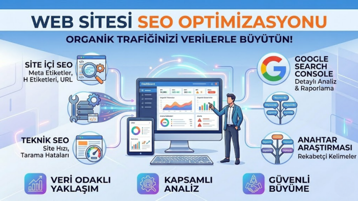 web siteniz için kapsamlı site içi SEO (On-Page) yapabilirim