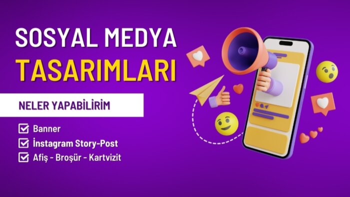 sosyal medya tasarımlarınızı yapabilirim